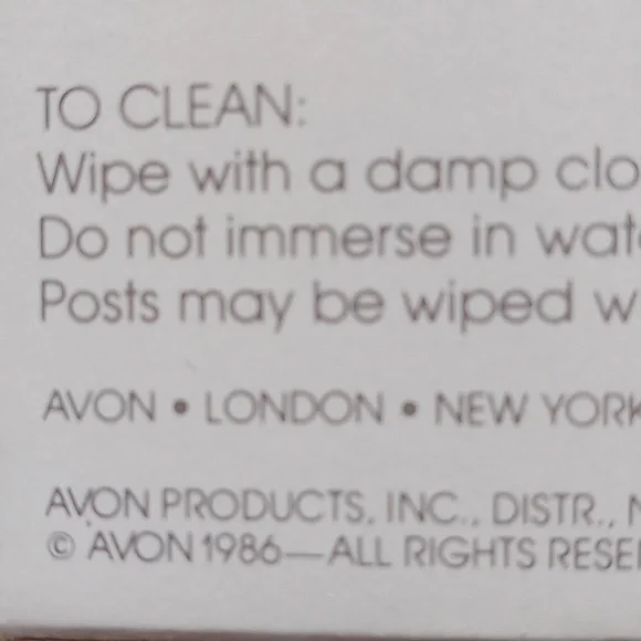 1986 vintage Sterling silver hoops n.i.b. - Picture 3 of 6